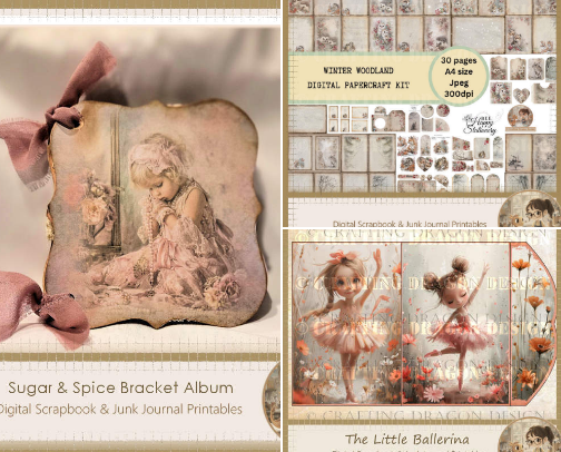 Digital Papercrafting cover photo collage