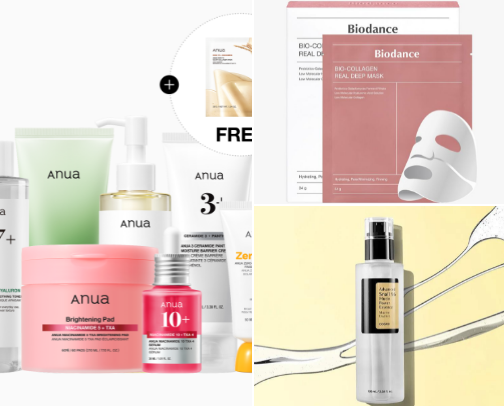 💧 Glass Skin Baddies 💧✨ | Glow-Boosting Skincare Essentials cover photo collage