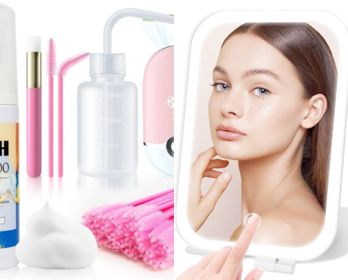 Whats in my makeup bag cover photo collage