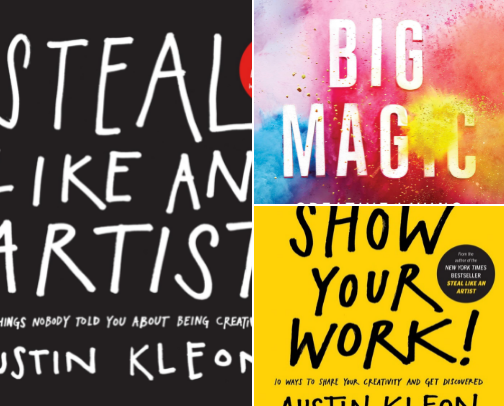 Books to Boost Creativity cover photo collage