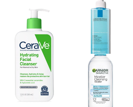 Facial Cleanser cover photo collage