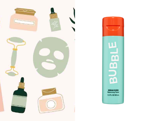 Skincare 🩵🫧 cover photo collage