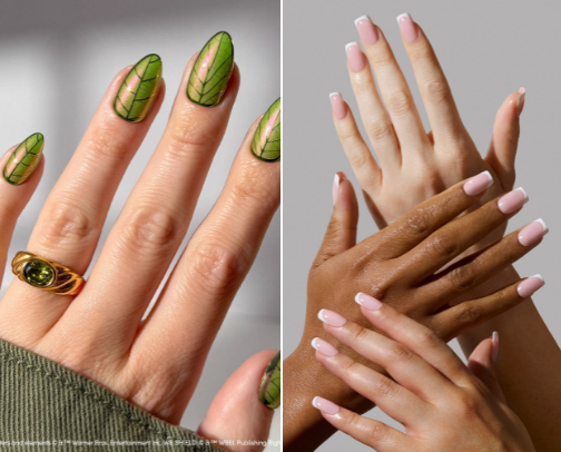 Ideas for Fall Fashion Press-On Nails cover photo collage
