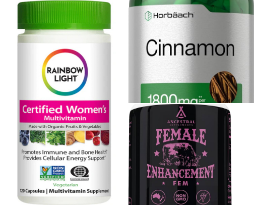 Favorite wellness vitamins, supplements, & teas cover photo collage