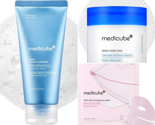 New skincare routine🩷 cover photo collage