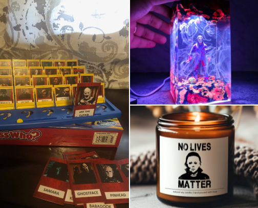 Horror Movie Lover Decor and Things cover photo collage