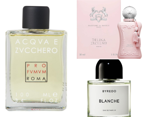 Favourite parfumes cover photo collage