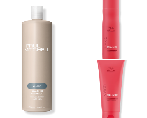 Favorite haircare products cover photo collage