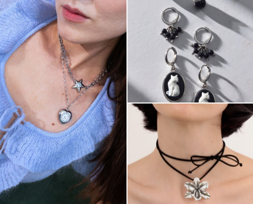 Favorite jewelry specs ✨ cover photo collage