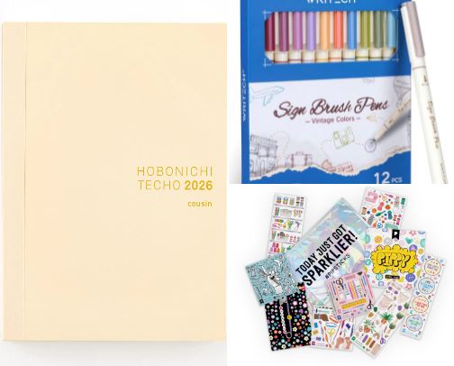 Analog Hyper-fixation: Journaling cover photo collage