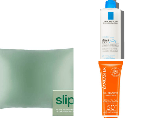 Eczema friendly skincare cover photo collage