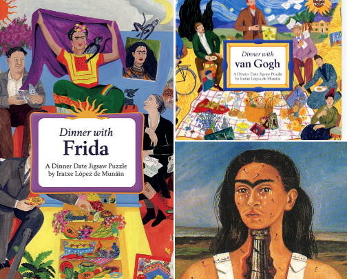 Puzzels and board games cover photo collage