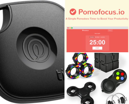 ADHD-Friendly Tools I Actually Use cover photo collage