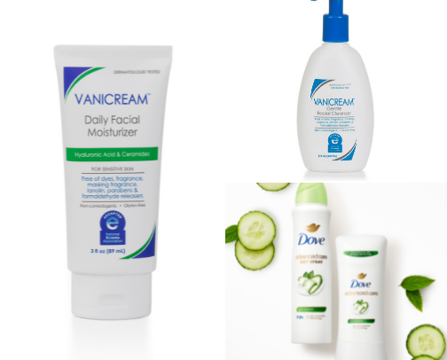 Skincare for allergy-prone skin cover photo collage