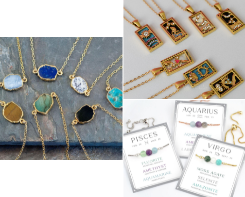 Astrology Jewelry cover photo collage