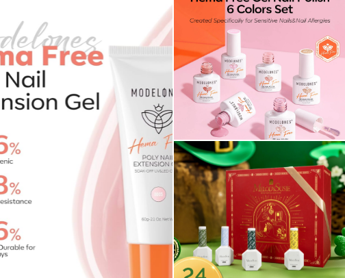 Springtime Nail Inspo cover photo collage