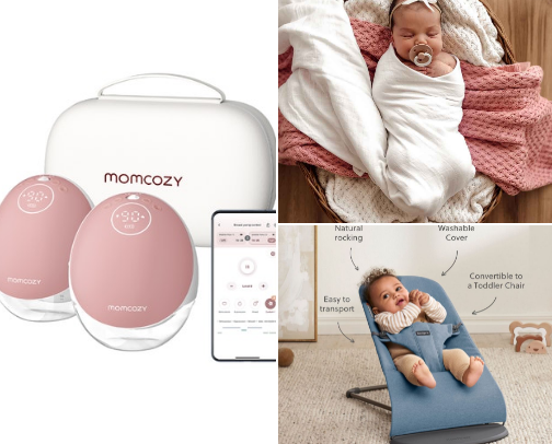 Tiny Humans, Big Essentials: My Survival Kit for Parenthood🌸 cover photo collage