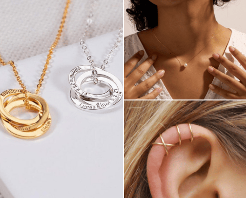 Jewelry cover photo collage