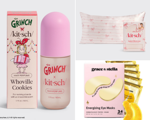 Cutesy & Girly Stocking Stuffers for Her cover photo collage