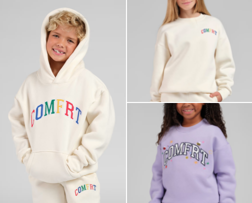 Comfrt Kids Back-to-School cover photo collage
