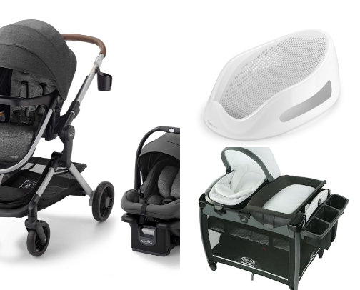 Must have baby gear! cover photo collage