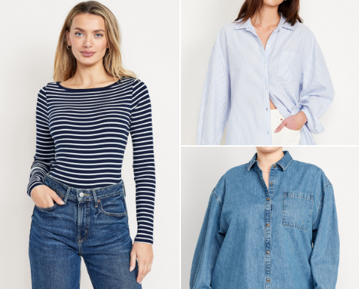 Old navy winter ‘25 cover photo collage