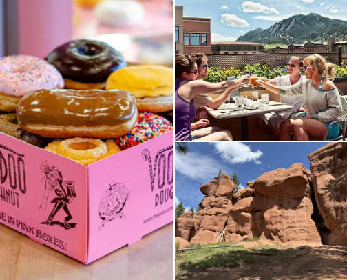 favorite spots in Boulder🏔️ cover photo collage