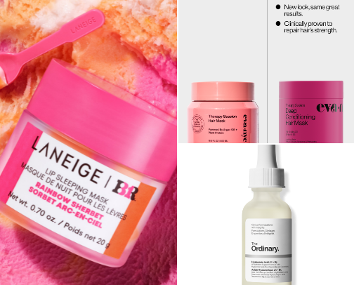 My favorite beauty recs cover photo collage