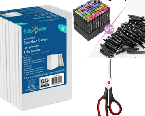 My Arts and Craft Supplies to keep me from going cray-cray! cover photo collage