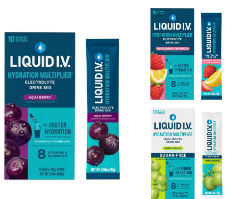 My Favorite Liquid IV Flavors cover photo collage