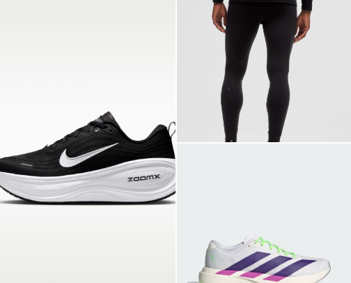 Running equipment that might help you run a marathon cover photo collage