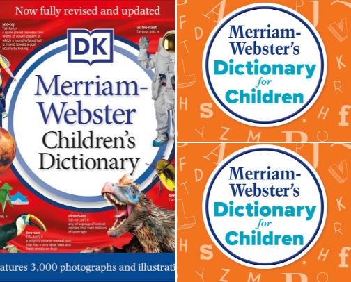 Download - Merriam-Webster Children's Dictionary, New Edition: Features 3,000 Photographs and Illustrations learning companions cover photo collage