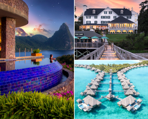 Hotels you need to add to your travel list cover photo collage