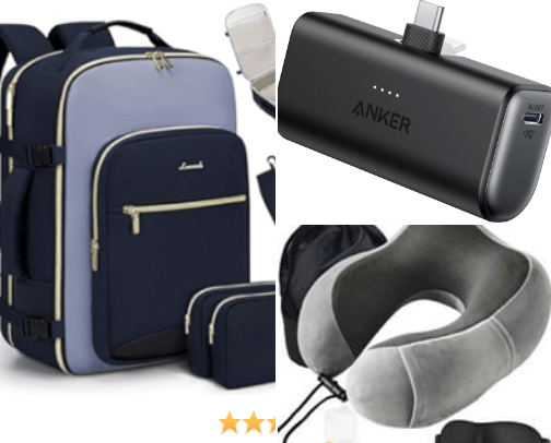 MUST HAVE TRAVEL  ESSENTIALS cover photo collage