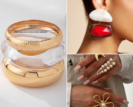 Maximalist Jewelry Shein Edition cover photo collage