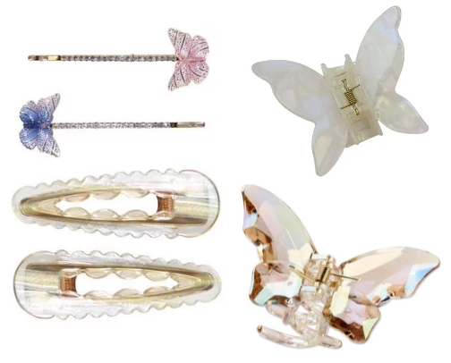 Hair clips - unique and cute cover photo collage