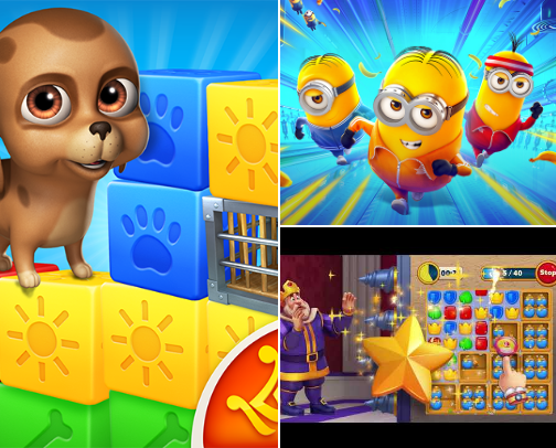 Games I usually play on my phone cover photo collage