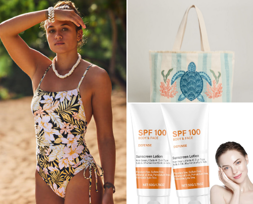 🌴 Beach Vacation Essentials cover photo collage