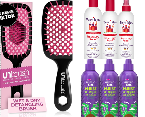 Hair products for curly hair little girls cover photo collage