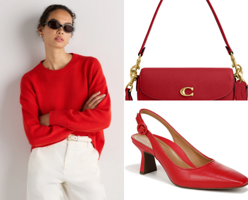 The Power Of Red: Why This Color Is About To Take Over Your Fall Wardrobe cover photo collage