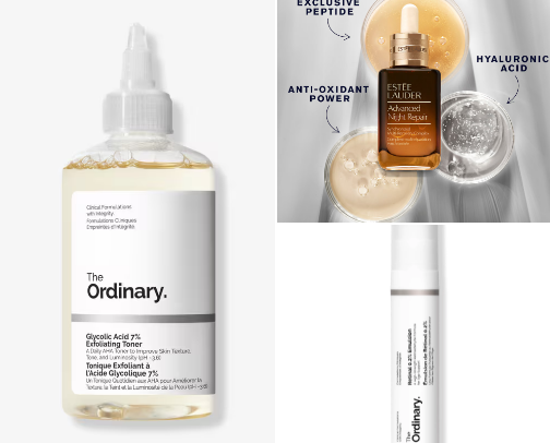 Skincare Faves cover photo collage