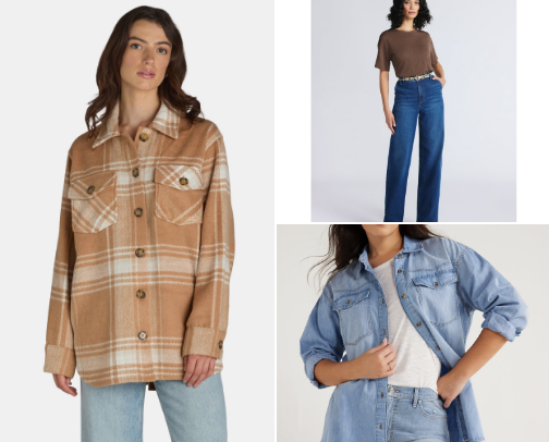 Fall fashion from Walmart cover photo collage