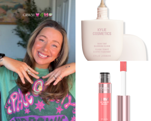 grwm 💗🌿🎀🍵 cover photo collage