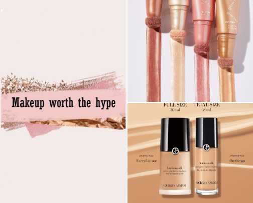 Makeup worth the hype cover photo collage