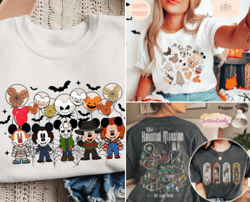 Disney Halloween cover photo collage