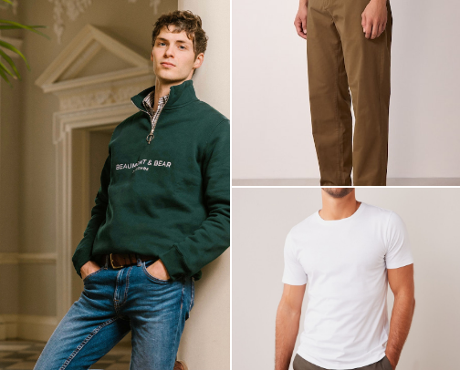 Chill in Style. Mens Ultimate winter wear. cover photo collage