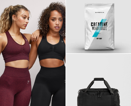 Gym essentials cover photo collage