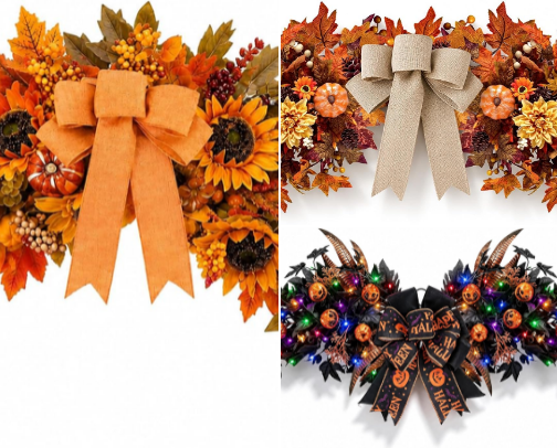 Festive Swags to Instantly Elevate This Season ✨Artificial Fall Swags cover photo collage