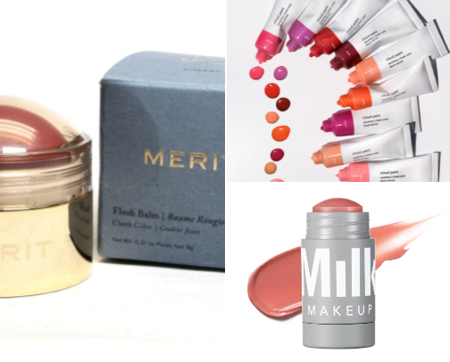 my cream blush recommendations 🎀 cover photo collage