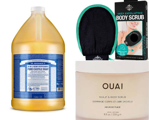 Body Care (Lotion, Exfoliants, Body Wash) cover photo collage